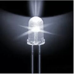 5mm Flickering LED Candle Effect Λευκό (Oem) (Bulk)
