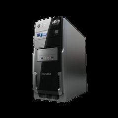 Powerlogic Azzura GT5 PC Case με Τροφοδοτικό 450W Γκρι AZZURAGT5