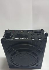 ΦΟΡΗΤΟ ΗΧΕΙΟ RRS ΜΕ FM ΡΑΔΙΟΦΩΝΟ ΚΑΙ MP3 PLAYER ΜΑΥΡΟ RS-627U