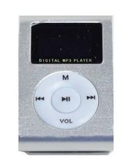 MP3 Player Mobilis με Ραδιόφωνο FM, με Ηχογράφηση Ασημί