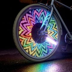 Προγραμματιζόμενο LED Ποδηλάτου Ρόδας Φως LC-D016P