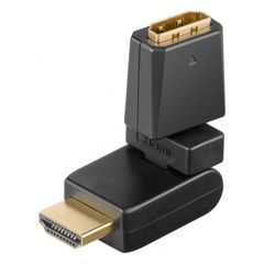 Περιστρεφόμενος αντάπτορας HDMI αρσ. - HDMI θηλ. με επίχρυσες επαφές 60757