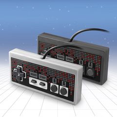 Σετ δύο χειριστηρίων Orzly RetroPad for NES Classic Mini (TWIN PACK) - Wired Joypad / Gamepad / Controller With Extended 1.8m / 6 ft 1.8m Cable για το NES Classic Edition