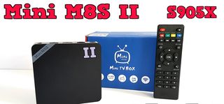 Mini M8S II Android 6.0 Smart TV Box 2GB+8GB Amlogic S905X Quad Core 64bit 4K VP9 Decoding BT 4.0 2.4GHz wifi