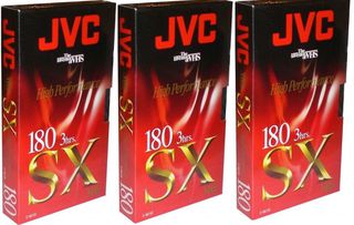 Βίντεο κασέτα JVC τύπου M διάρκεια 180λεπτά E-180SX - 3 TEMAXIA