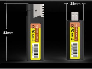 Mini Camera M8 Lighter Camcoder HD-DVR 1920 x 1080P - Αναπτήρας κατασκοπείας