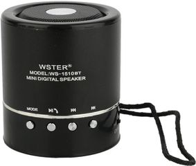 Wster Bluetooth Speaker ,Black - Ws- 1510Bt ΜΑΥΡΟΥ ΧΡΩΜΑΤΟΣ (OEM)