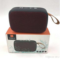 Charge G2 Bluetooth Cloth Speaker Wireless TF Card USB FM Radio for Smart Phone Tablet ΜΑΥΡΟΥ ΧΡΩΜΑΤΟΣ (OEM)