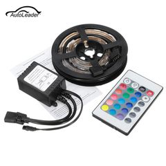 Έγχρωμη Ταινία RGB LED με Μαγνήτη και Τηλεχειριστήριο για Κουτιά Υπολογιστών USB Powered +Remote control + L=105mm RGB Colour 5050 LED Strip Computer TV Car USB Backlight Light