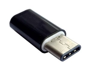 Adapter Micro Usb Female to Type C Male Black (oem)