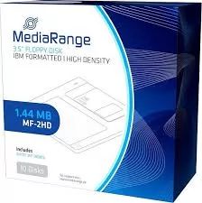 ΔΙΣΚΕΤΑ FLOPPY MEDIARANGE FDD 3.5" MF/2HD 1.44MB IBM FORMATTED (10ΑΔΑ)