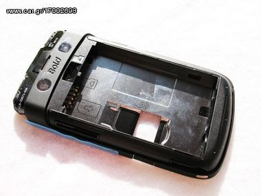 Μεσαίο πλαίσιο για Blackberry 9700 Bold + Camera Lens ΜΑΥΡΟ (ΟΕΜ)