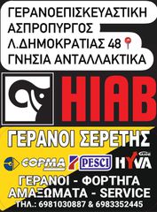 Cranes Hiab 2025 γνησια ανταλλακτια