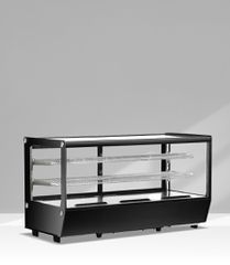 Βιτρίνα Ψυχόμενη Επιτραπέζια 200Lt 122x56,8x68,6Cm EFC200 - Καινούργια.
