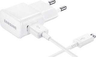 Αυθεντικός Φορτιστής Fast Charge Samsung EP-TA20EWE 5V με Καλώδιο,15W 2A Λευκό