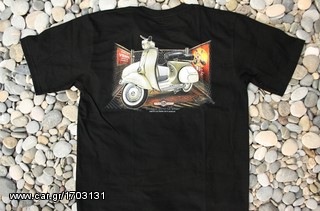 Ανδρικό κοντομάνικο μπλούζα τ σέρτ Original Full Scale Vespa G Company Club T-Shirt Size L VC023-thumb-9