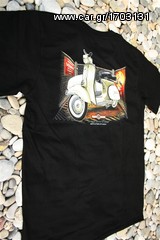 Ανδρικό κοντομάνικο μπλούζα τ σέρτ Original Full Scale Vespa G Company Club T-Shirt Size L VC023-thumb-13