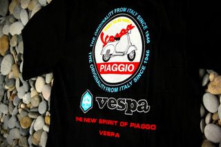 Ανδρικό κοντομάνικο μπλούζα τ σέρτ Original Full Scale Vespa Logo Club T-Shirt Size L VC024-thumb-2