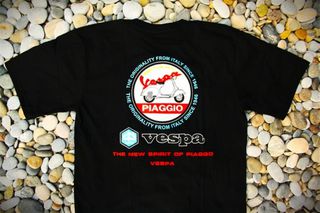 Ανδρικό κοντομάνικο μπλούζα τ σέρτ Original Full Scale Vespa Logo Club T-Shirt Size L VC024-thumb-1