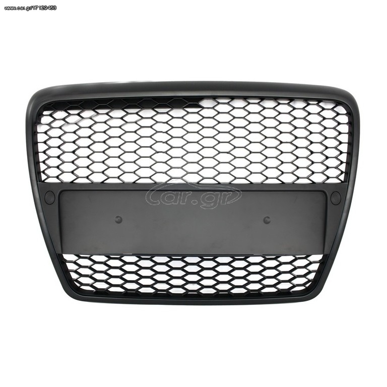 Κεντρική Μάσκα Audi A6 4F C6 RS Design Ματ Μαύρο 2004-2007