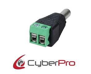 CYBERPRO CP-DCM Αντάπτορας τροφοδοσίας DC Αρσενικό σε κλέμμα