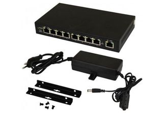 PULSAR S94 Ethernet Switch 9 θυρών 10/100, από τις οποίες 4 x PoE 15.4 W, 4 x LAN και 1 x UPLINK