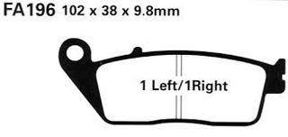 YP 125 X-MAX 10-15 (NISSIN) ΤΑΚΑΚΙΑ ΦΡΕΝΟΥ ΕΜΠΡΟΣ & ΠΙΣΩ