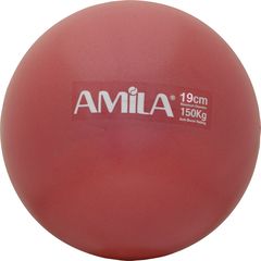 Amila Μπάλα Pilates 19cm, Κόκκινη, bulk (48433)