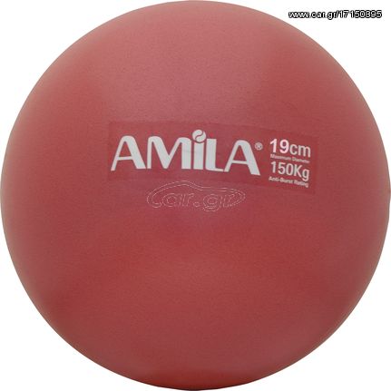 Amila Μπάλα Pilates 19cm, Κόκκινη, bulk (48433)