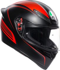 ΚΡΑΝΟΣ AGV K1 Warmup BLACK RED Μαύρο Κόκκινο