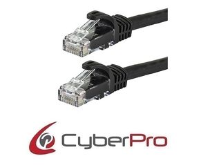 CYBERPRO CP-6C020B Cable UTP Cat6 black 2m