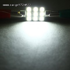 2 Λευκά 9-SMD LED -thumb-2