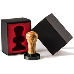 Barista Tools Πατητήρι Καφέ με Λαβή από Ξύλο Ελιάς και Teflon® Επίπεδη Βάση - 58mm