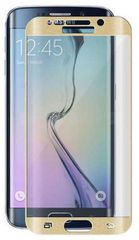 Samsung Galaxy S6 Edge - Προστατευτικό Οθόνης Tempered Glass - Full Screen Protector Χρυσό (OEM)