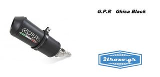 Gpr Eξάτμιση Τελικό Ghisa Black Suzuki GSXR 1000 2003 - 2004 Ψηλή Τοποθέτηση