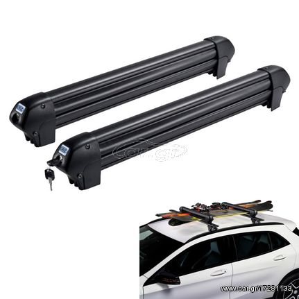 Μπάρες Βάσεις Σκι / Snowboard Cruz Ski Rack Dark 6 940-223 (6 Ζεύγη Σκι ή 4 Snowboards) 2 Τεμάχια