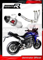 Dominator HP3 S.Steel/Carbon End Ολόσωμη Εξάτμιση Yamaha MT 09 Tracer 2015 - 2019 Με Σιγαστήρα