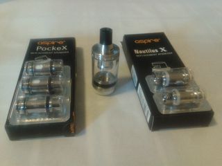 Aspire Nautilus X  (4ml)  +5 ΑΝΤΙΣΤΑΣΕΙΣ