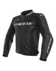 Dainese Racing 3 Leather Jacket Black/Black