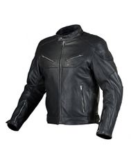 Nordcode Cafe Race Leather Jacket Black