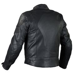 Nordcode Cafe Race Leather Jacket Black-thumb-2