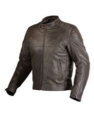 Nordcode Cafe Race Leather Jacket Brown