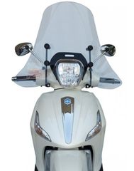 Fabbri Ζελατίνα Piaggio Beverly 125/300/350 10-18 Exclusive Clear