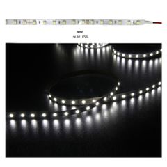 Led ταινία 5m super bright 24VDC 14,4W/m ψυχρό λευκό φως 6500K αυτοκόλλητη IP20 μη στεγανή 60LED5050/m
