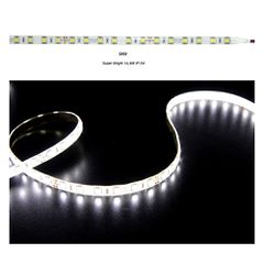 Led ταινία 5m super bright 24VDC 14,4W/m ψυχρό λευκό φως 6500K αυτοκόλλητη IP54 στεγανή 60LED5050/m