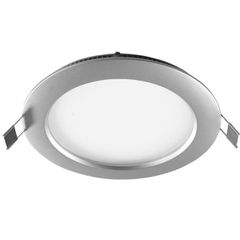 Led panel γκρι στρογγυλό χωνευτό 20W 230V 6000k ψυχρό λευκό φως 120° 1800lm