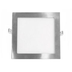 Led panel νίκελ ματ τετράγωνο χωνευτό 26W 3000k θερμό φως δέσμης 120° 230V 1830lm 30000h