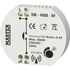 Dimmer led κυτίου (ροοστάτης) με δυνατότητα ασύρματου χειρισμού 400 Watt Master DM-400B-RF