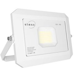 Προβολέας led SMD super slim λευκός 50W 230V 4000k ενδιάμεσο φως 5500lm στεγανός IP66