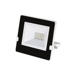 Προβολέας LED slim SMD 10W 230V 4000k ενδιάμεσο φως με φωτοκύτταρο ημέρας-νύχτας 1050lm IP65